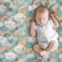 Manta Polar Pastel Baby Blanket acogedor regalo con Sky Magic