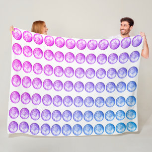 Manta Polar Pastel Balls Fleece Blanket