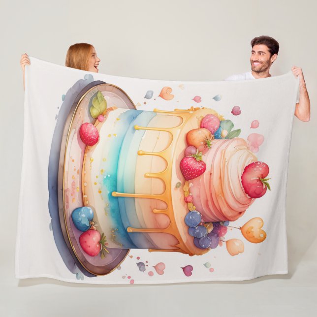 Manta Polar Pastel de acuarela (In situ)