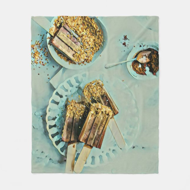 Manta Polar Pastel de helado (Anverso)