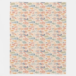 Manta Polar Pastel estilo bohemio