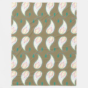 Manta Polar Pastel Paisley