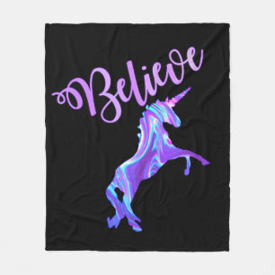 Manta Polar Pastel Rainbow cree en Unicorn