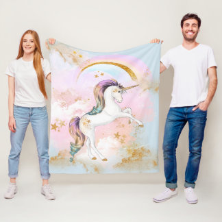 Manta Polar Pastel Unicorn Blanket