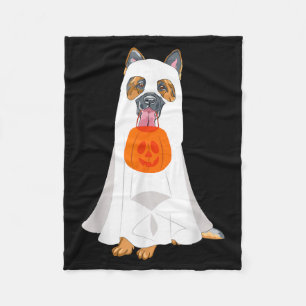 Manta Polar Pastor Alemán Fantasma Calabaza Halloween Otoño Pe