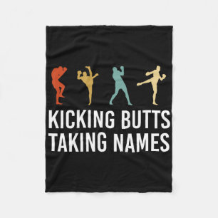 Manta Polar Pateando Traseros Tomando Nombres Kickboxing Kickb