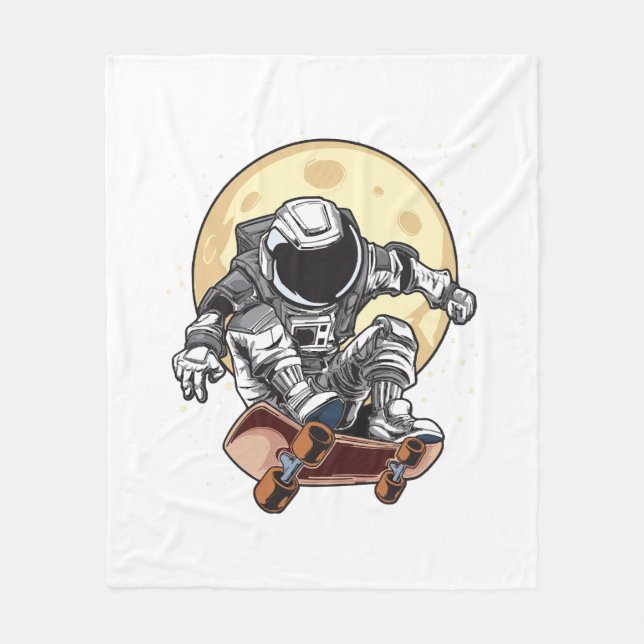 Manta Polar Patinador Astronauta (Anverso)