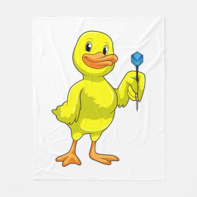 Manta Polar Pato en Darts con Dart (Anverso)