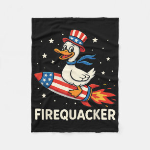 Manta Polar Pato Firequacker Encendido en Petardo Divertido 4