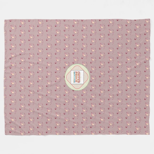 Manta Polar Patrimonio Orgulloso Unido (Frente (Horizontal))