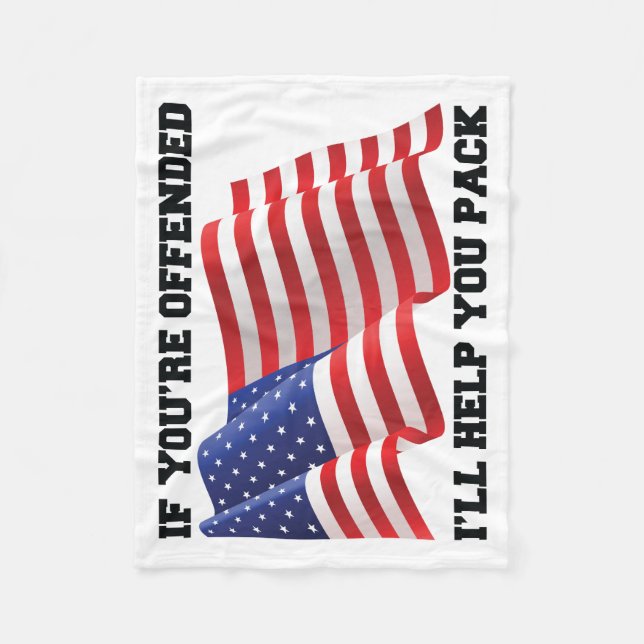 Manta Polar patriota americano (Anverso)