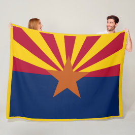 Manta Polar Patriota de impresión de bandera de Arizona