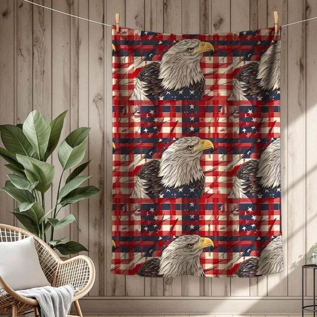 Manta Polar Patriotic Home Blanket Eagle Spirit for the USA (Patriotic Home Blanket Eagle Spirit for the USA)