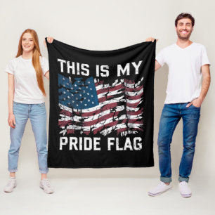 Manta Polar Patriótico Americano Esta Es Mi Bandera De Orgullo