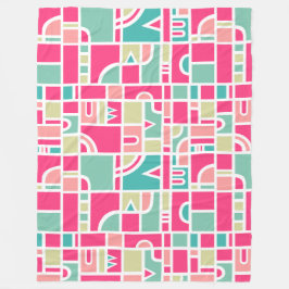 Manta Polar Patrón abstracto 170715