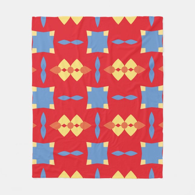 Manta Polar Patrón abstracto. abstracto, fondo, placa, belleza (Anverso)