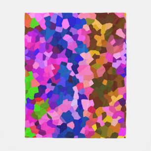 Manta Polar Patrón abstracto cristalino irlandés