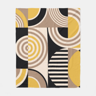 Manta Polar Patrón abstracto geométrico moderno. Diseño de cos