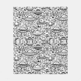 Manta Polar Patrón Alien