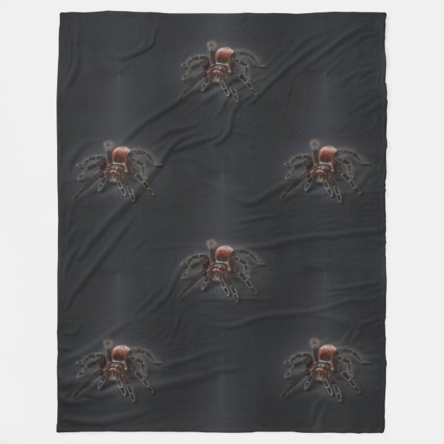 Manta Polar Patrón animal de Guay - Araña Cuta 1 (Anverso)