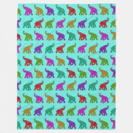 Manta Polar Patrón animal de Guay - Elefante 8