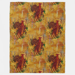 Manta Polar Patrón animal de Guay - Giraffs 1