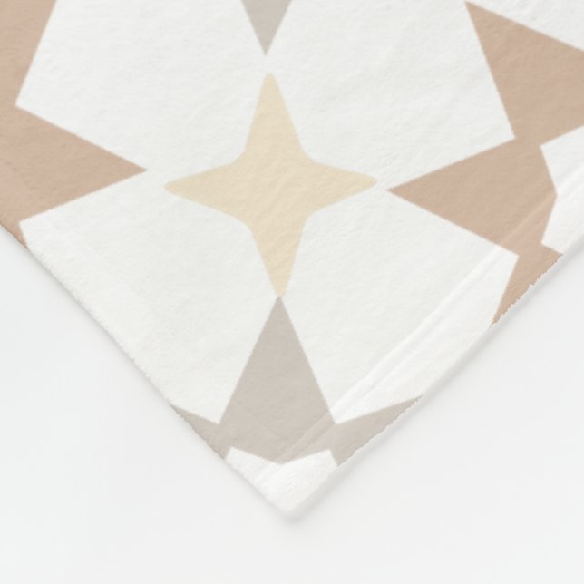 Manta Polar Patrón árabe marroquí (Esquina)