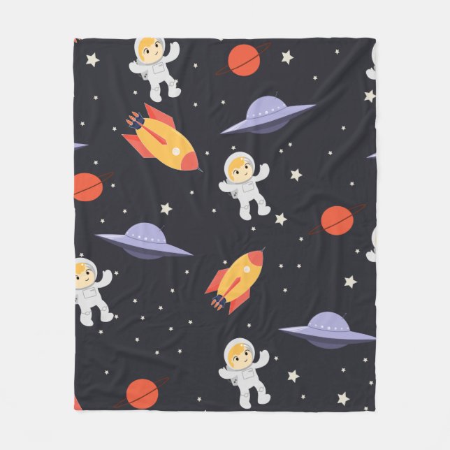 Manta Polar Patrón Astro Cuto (Anverso)