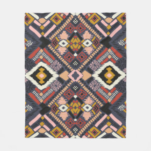 Manta Polar Patrón azteca de Chevron africano tribal