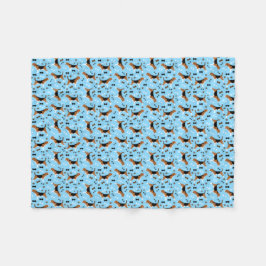 Manta Polar Patrón Beagles Cute Beagle