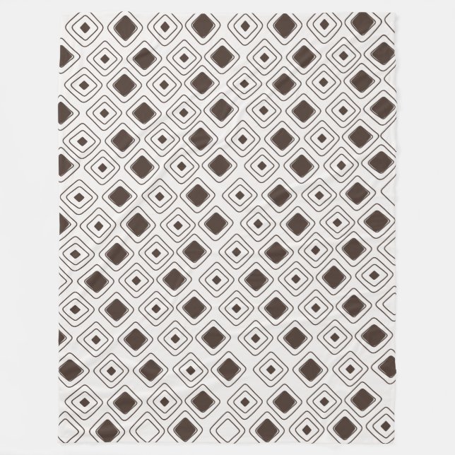 Manta Polar Patrón Bho Neutral Tribal Geométrico Azteca Suave (Anverso)