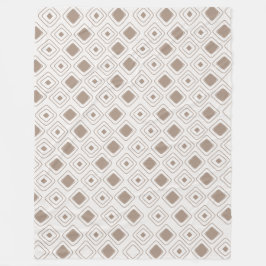 Manta Polar Patrón Bho Neutral Tribal Geométrico Azteca Suave