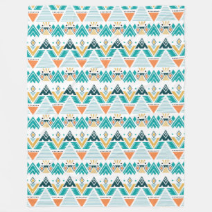 Manta Polar Patrón bohemio