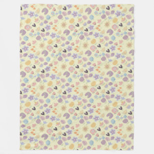 Manta Polar Patrón Boho 02.w LYellow BG