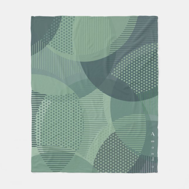Manta Polar Patrón circular II (Anverso)