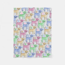 Patrón colorido de Chhuahua Lover