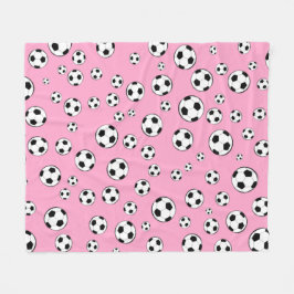 Manta Polar Patrón continuo de balón de fútbol 