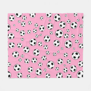 Manta Polar Patrón continuo de balón de fútbol 