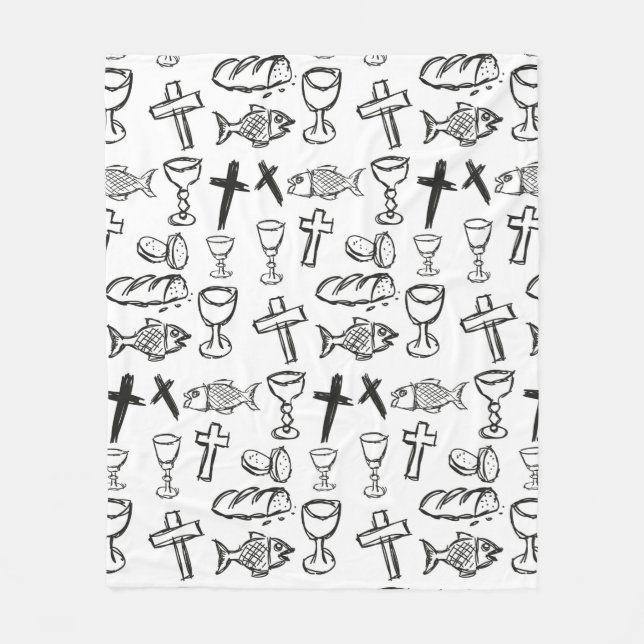 Manta Polar Patrón cristiano (Anverso)