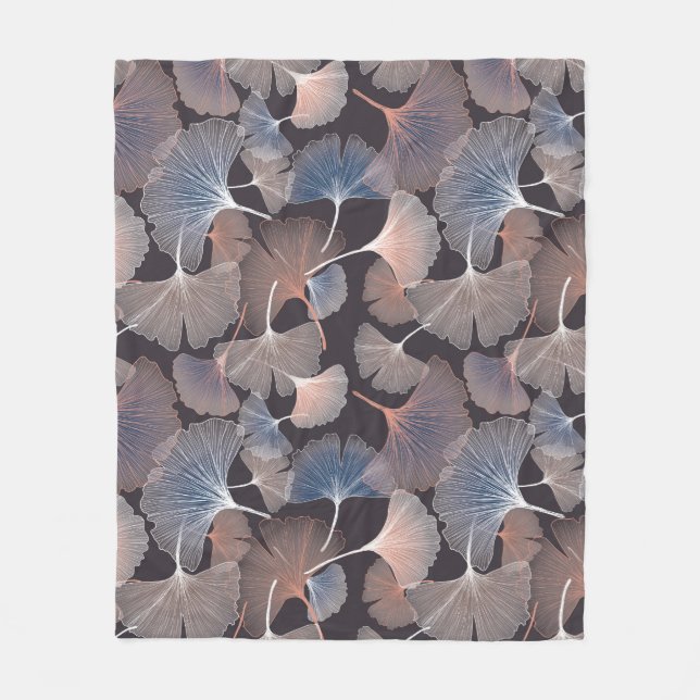 Manta Polar Patrón de abandonos de Ginhko (Anverso)