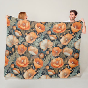 Manta Polar Patrón de adornos antiguos