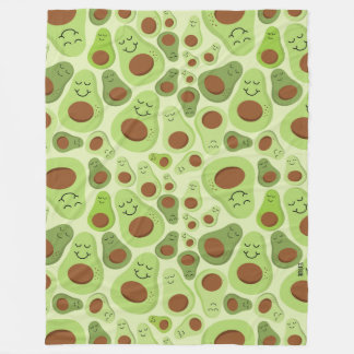 Manta Polar Patrón de aguacate - Avos Hass