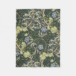 Manta Polar Patrón de algas marinas William Morris Arte de cos