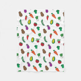 Manta Polar Patrón de alimento vegetal