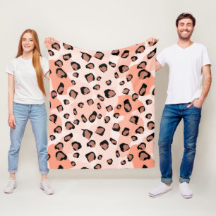 Manta Polar Patrón de Animal Boho