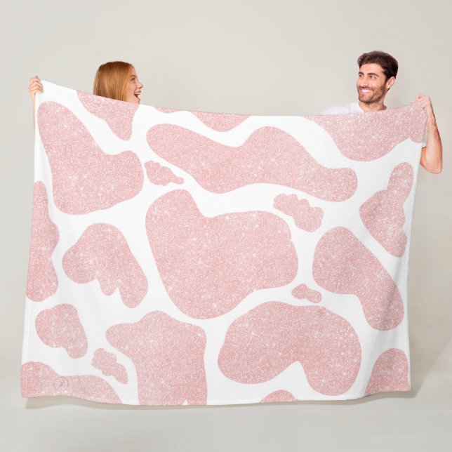 Manta Polar Patrón de animales de los puntos de las vacas gran (In situ)