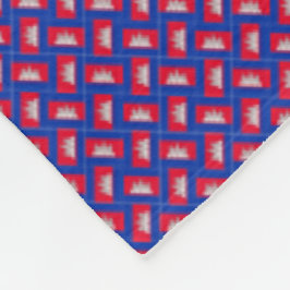 Manta Polar Patrón de bandera de Camboya