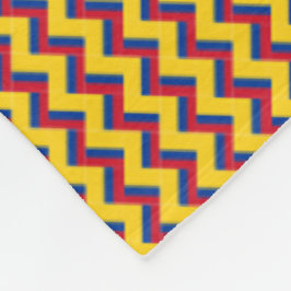 Manta Polar Patrón de bandera de Colombia
