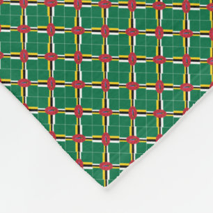 Manta Polar Patrón de bandera de Dominica