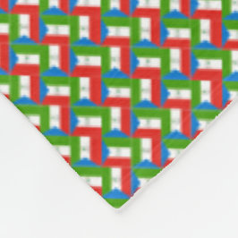 Manta Polar Patrón de bandera de Guinea Ecuatorial